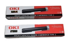 2 x Genuine Toner OKI OkiPage 10 10i 10ex 12 12n 12i 12ex / 40433203 Type 5 picture