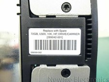 HP 289042-001 72.8GB 10,000 RPM 3.5 in. Ultra320 SCSI HDD 306637-002 BD072863B2 picture