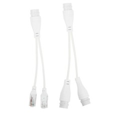 1 to 2 Adapter Network Splitter With Gasket/Rubber Plug/Case/Tailpipe Set picture