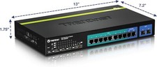 TRENDnet TPE-1020WS 10-Port Gigabit Web Smart PoE+ Switch picture