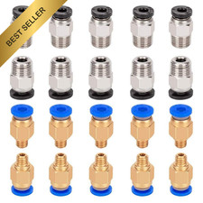 Aokin 20 Pcs PC4-M6 PC4-M10 Pneumatic Fitting For Creality Ender 3 CR-10 Printer picture