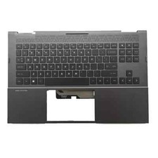 Black For HP OMEN 16-B TPN-Q265 Palmrest RGB Backlit US Keyboard Top Case picture