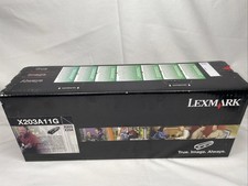 Genuine Lexmark X203A11G Black Toner Cartridge New OEM Sealed picture