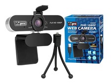CM-HD 1080P Full HD Webcam with Built-in Microphone and Mini Tripod - Plug an... picture