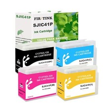 SJIC41P Ink Cartridges SJIC41P-BK SJIC41P-C SJIC41P-M SJIC41P-Y Ink Set Reman... picture