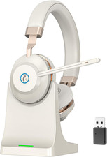 Wireless Headset with Mic for Work, V5.2 Bluetooth Headset with Microphone Home picture
