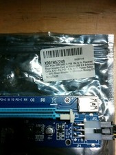 PCI-E 1X to 16X Riser Card Extender Converter Mining PCE164P-NO3 VER0060 1-PACK picture
