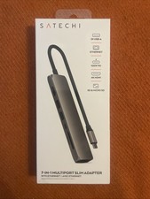 SATECHI 7-in-1 Multiport Slim Adapter w/ Ethernet MODEL ST-P7SM | GREY | $79.99 picture