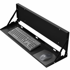 VIVO Black Flip Down 30 Inch Keyboard Tray Wall Mount, MOUNT-FDKB30 | Fits St... picture
