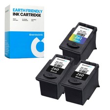 3PK Replacement OSI PG-260 CL-261 Ink Cartridge for Canon PIXMA TR7020 TS5320 picture