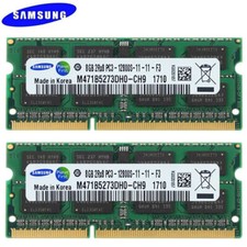 SAMSUNG DDR3 1600MHz 16GB (2 x 8GB) PC3-12800 2Rx8 Laptop Memory SODIMM RAM 1.5V picture