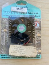 New AOC S-586 Intel Pentium CPU Cooling Fan, 4pin Molex Powered Processor Cooler picture