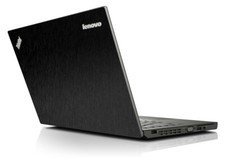 BLACK BRUSHED TEXTURED Vinyl Lid Skin Cover fit Lenovo ThinkPad X240 X250 Laptop picture