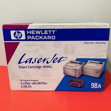 HP 98A 92298A Black Toner Cartridge Laser Jer NEW Open Box NOS picture