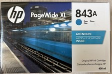 HP 843A 400-ml Cyan Ink Cartridge - C1Q58A Brand New  picture