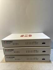 Lot Of 3 Fortinet FortiGate FG-50E Firewall Security -NO POWER ADAPTER- picture