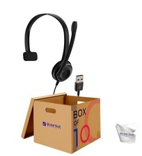EPOS 1001110 USB Computer Headsets w Microphone, Students Call CentersPack of 10 picture
