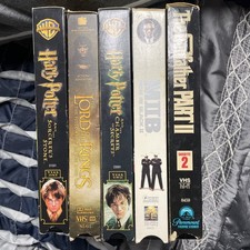 VHS Bundle Sylvania VHS VCR Combo ZV450SL8 with 5 movies HARRY POTTER MIB picture