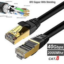 Premium Ethernet Cable CAT 8 Ultra High Speed LAN Patch RJ45 Cord 3ft - 50ft Lot picture