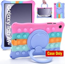 Soft Silicone Cover for Samsung Galaxy Tab A9 Plus 11 Inch 2023, 360° Stand picture