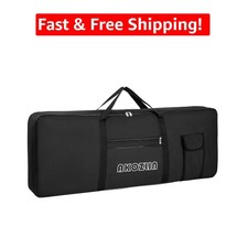 Versatile 76-Key Keyboard Case with Adjustable Straps & Modern Design 46.8