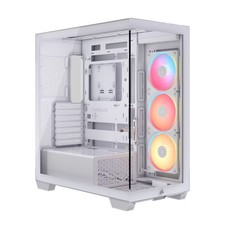 CORSAIR - 3500X LX-R RGB iCUE LINK Mid-Tower PC Case - White picture