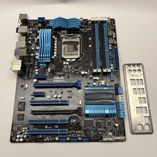 Asus p8p67 LGA 1155 ATX Intel DDR3 Motherboard With Back Plate Read Ds picture