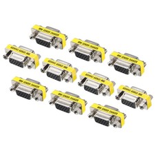 VGA Coupler VGA Gender Changer Connector Female to Female VGA Adapter,Pack of 10 picture