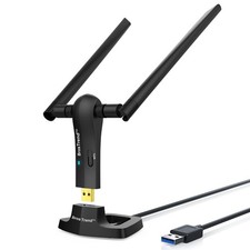 AC1200 Long Range USB WiFi Adapter for Desktop PC, USB 3.0 Cradle picture