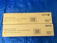 NEW Lot of 2, Xerox Iridesse Production Press C/Y Toner Cartridge  006R01712/14 picture