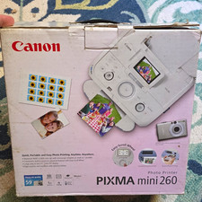 Canon PIXMA mini 260 Portable Color Inkjet Photo Printer 9600x2400 4x6 picture