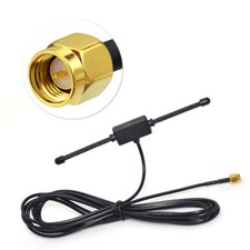 10pcs Antenna 433Mhz GSM 2dbi SMA plug male 3m with universal CMMB Patch Averial picture