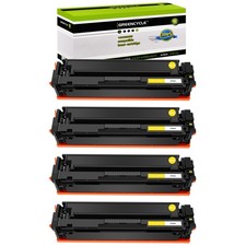4PK Yellow Toner Fits for HP CF502A 202A LaserJet Pro M254dw M281cdw M281fdw MFP picture