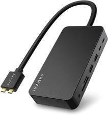 Open Box Ivanky VCD05 12 In 2 USB-C Macbook Pro Macbook Air Docking Station picture