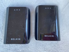 Lot of 2 Belkin F5D4076-S v1 Powerline Gigabit Adapters picture