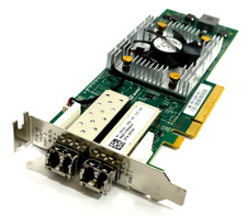 Dell QLE2662L-DEL 2-PORT PCIe Fiber Channel Adapter Low profile + 16G SFPs 3PCN3 picture