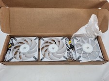 Corsair AF120 RGB Elite White 120mm Triple Fan Kit with RGB Hub picture