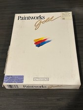 Paintworks Gold Activision Apple IIGS 2GS 1mb computer software art Version Soft picture