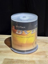 GQ Great Quality DVD+R 100‑Pack – 4.7GB Blank Recordable Discs – Brand New Seale picture
