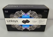 New Linksys Powerline Homeplug AV 1 Port Fast Ethernet Kit PLEK400  picture