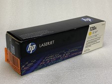 Genuine HP 128A Yellow LaserJet Toner Cartridge CE322A Sealed Box CM1415 CP1525 picture