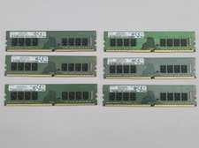 Lot of 6 Samsung 16GB DDR4-2666 Desktop RAM. Tested Good. May have minor nicks. picture