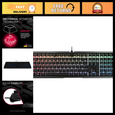 Wired Mechanical Gaming Keyboard - Cherry MX Silent RED Switches, RGB Backlit picture