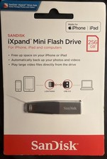 Sandisk iXpand Mini Flash Drive Lightning USB 3.0 256GB for iPhone and iPad NEW picture
