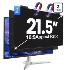2Pack Magnetic 21.5” Privacy Screen Computer Hanging Removable Anti-Blue/Glare picture