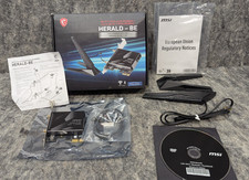MSI HERALD-BE WIFI 7 MAX, NCM865 Tri-Band Wi-Fi 7 & Bluetooth 5.4 PCIe Adapter picture