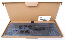 GENUINE HP 911502-001 USB SLIM KEYBOARD W/SMART CARD READER CCID TPC-S001K - NEW picture