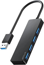 Concentrador USB 3.0, divisor de concentrador USB de 4 puertos, adaptador USB po picture