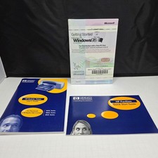 Vintage Microsoft Windows 98 Second Edition SE Booklet COA HP Manuals Lot Sealed picture