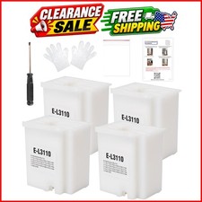 4pcs Waste Ink Pad Replacement with Zeroing Software, Compatible for ET-2800 ... picture